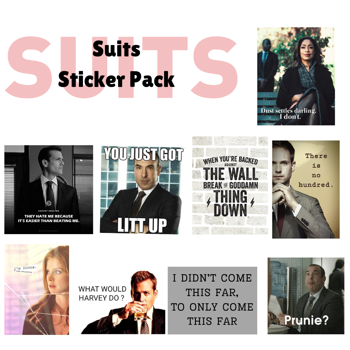 Suites - Sticker pack