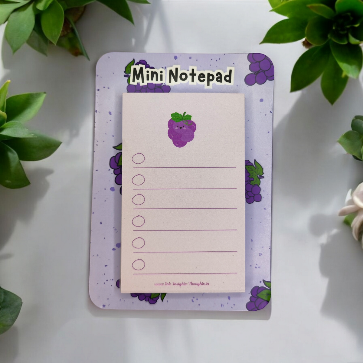Fruit Notepads - Grapes