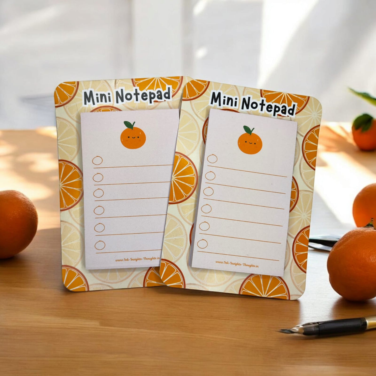 Fruit Notepads - Orange