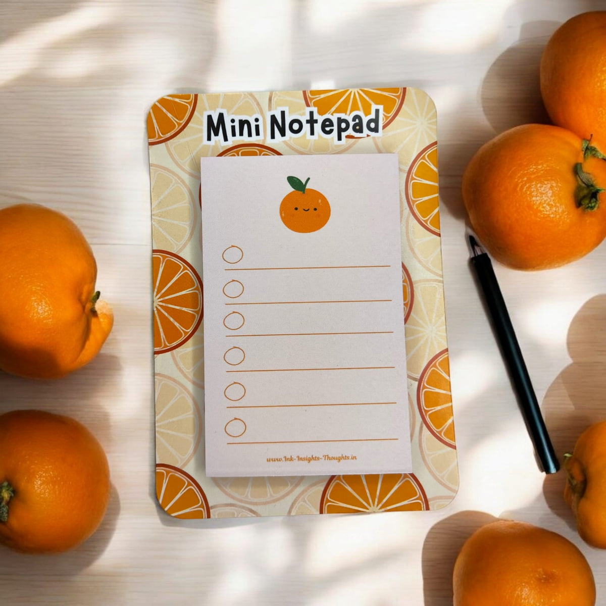 Fruit Notepads - Orange