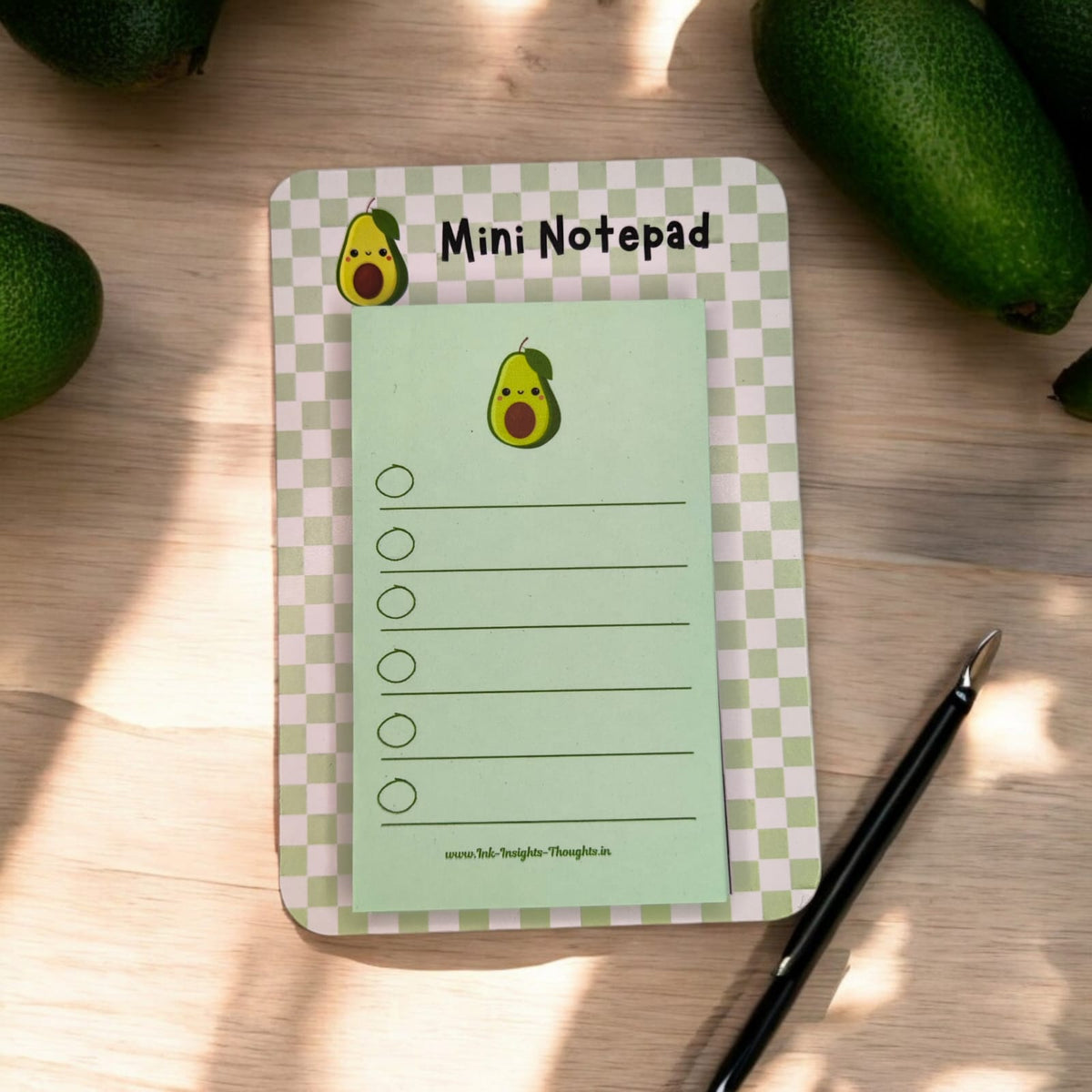 Fruit Notepads - Avocado