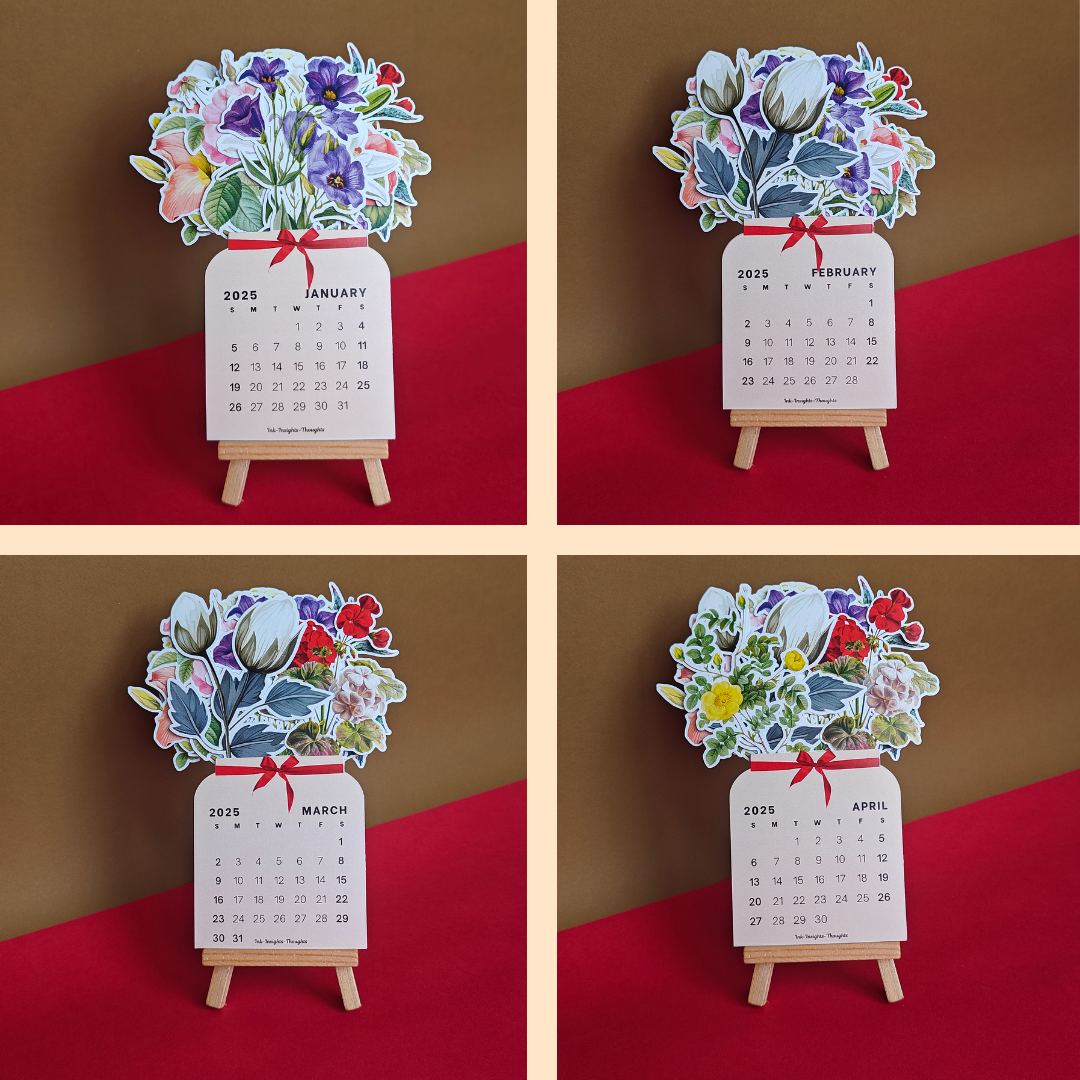 2025 Calendar_Floral