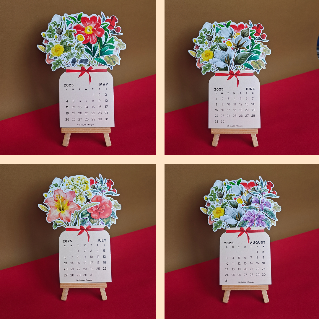 2025 Calendar_Floral