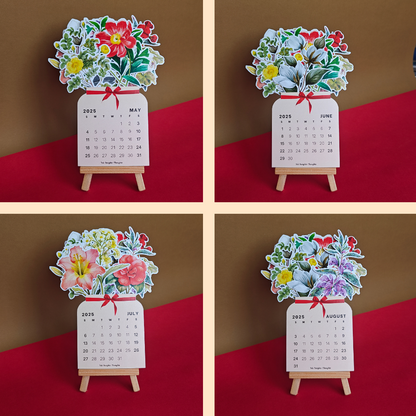 2025 Calendar_Floral