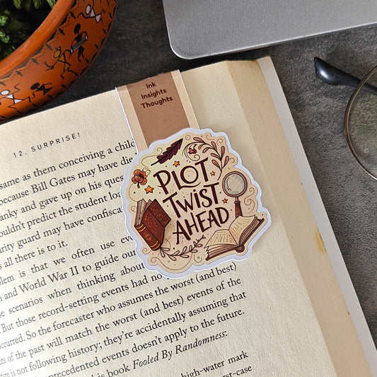 Plot Twist Ahead - Magnetic Bookmark