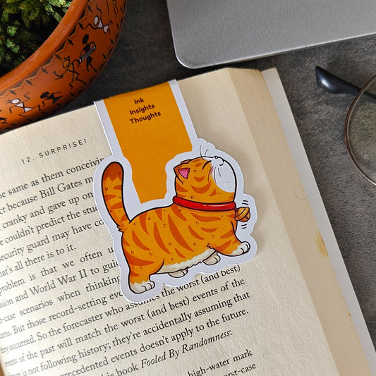 Ginger Cat- Magnetic Bookmark
