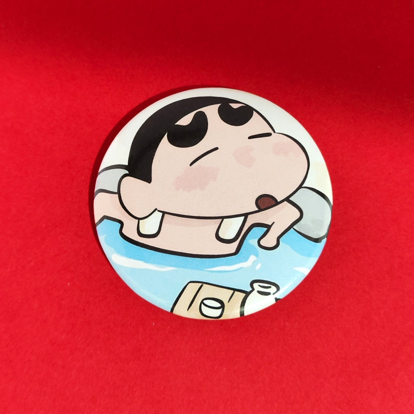 Shinchan Relaxing Badge