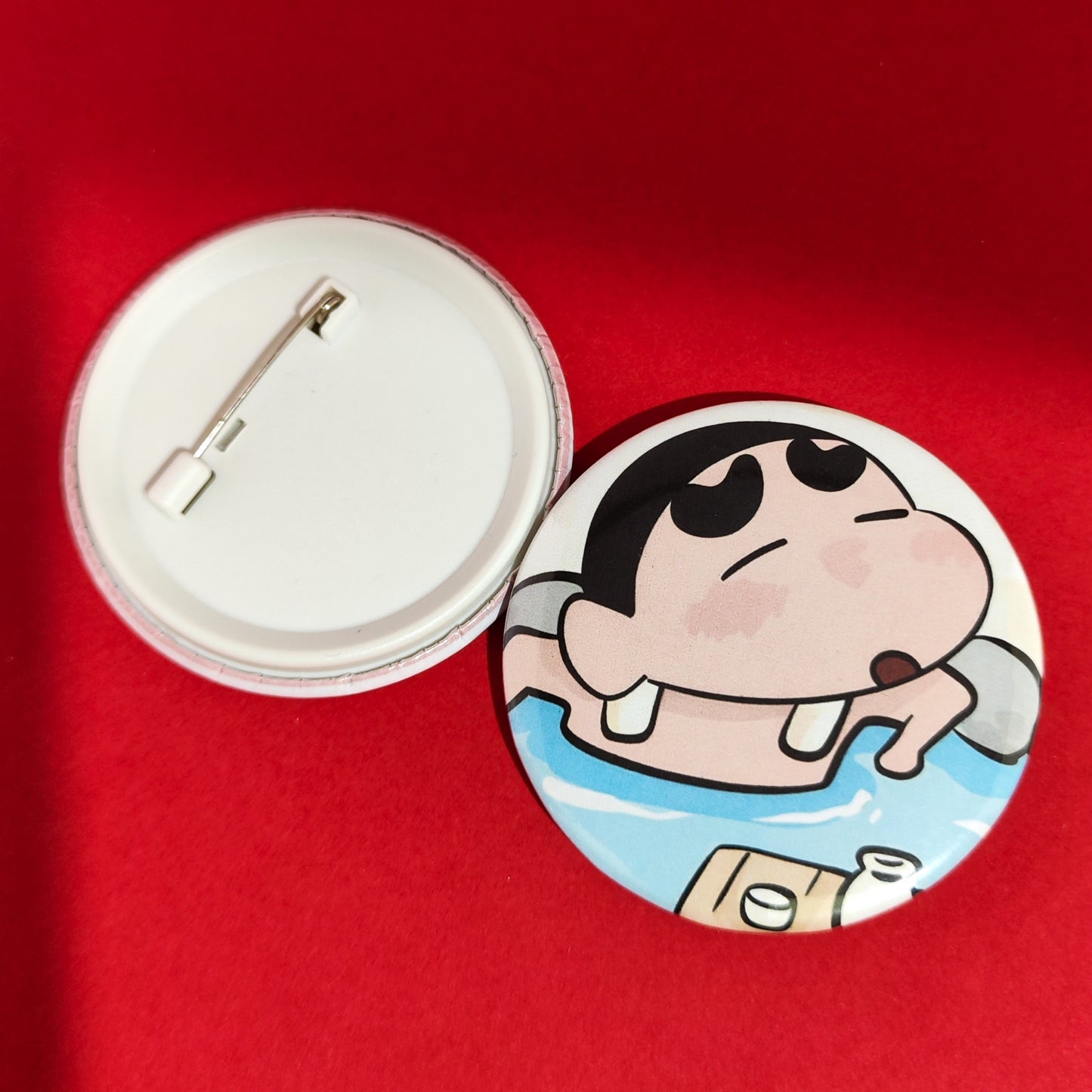 Shinchan Relaxing Badge