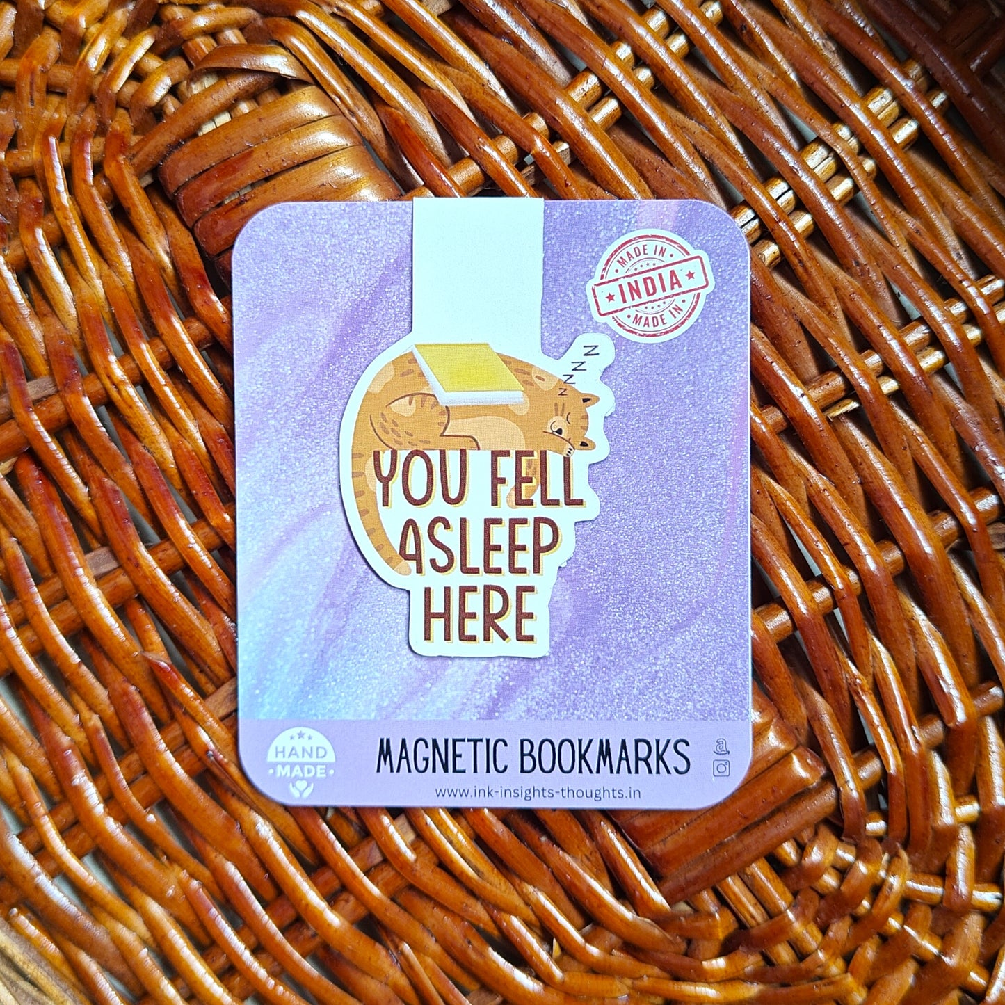 You fell asleep here - Magnetic Bookmark