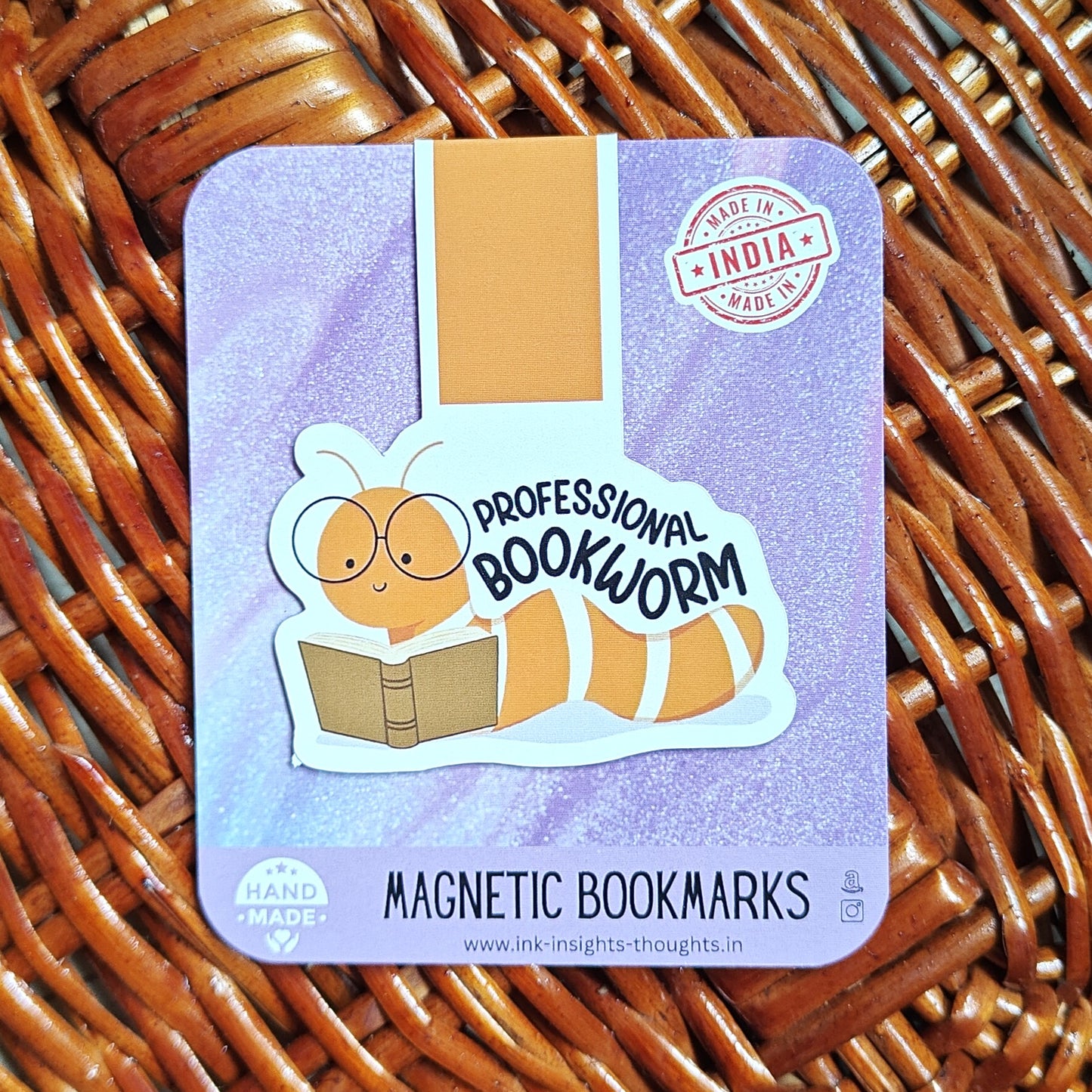Professional Bookworm - Magnetic Bookmark