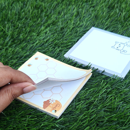 Cat & Honey - Magnetic Notepad - Pack of 2 Notepads