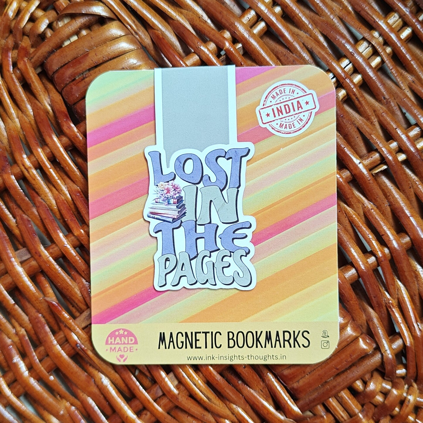 Lost in the Pages - Magnetic Bookmark