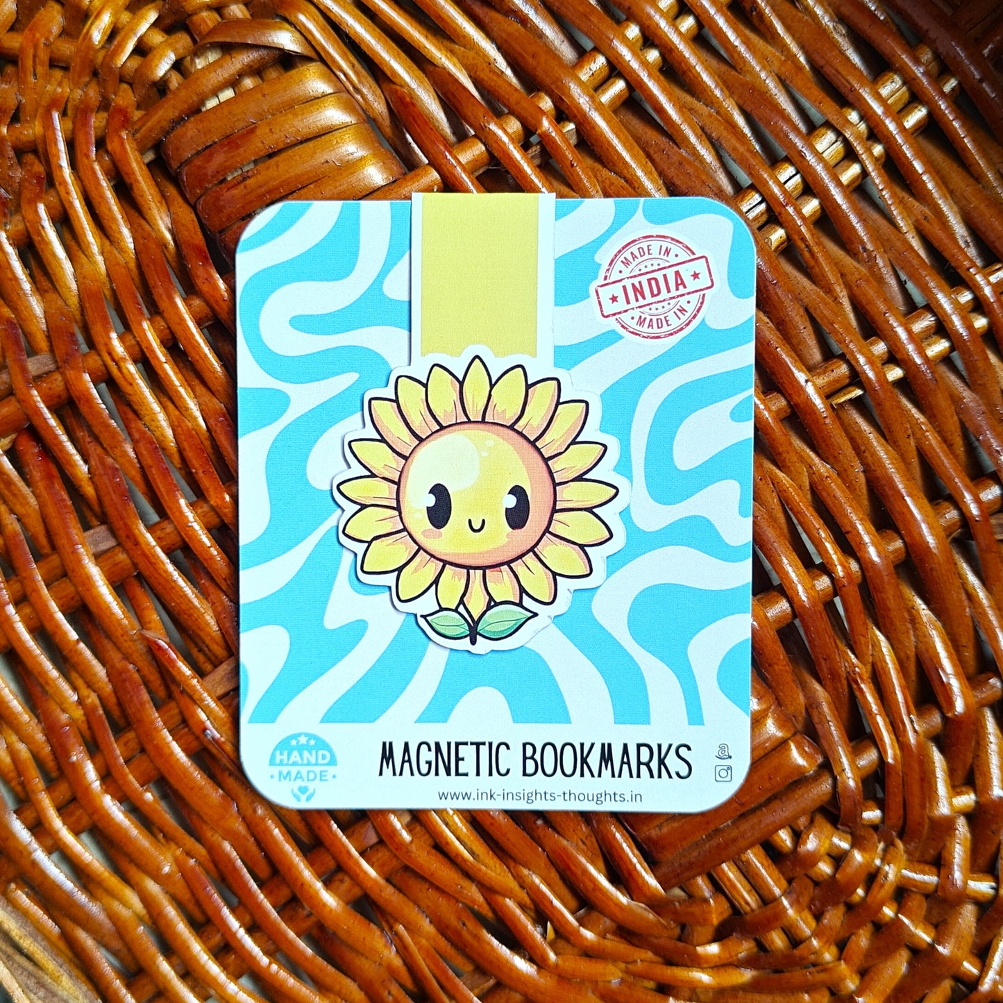 Sunflower - Magnetic Bookmark