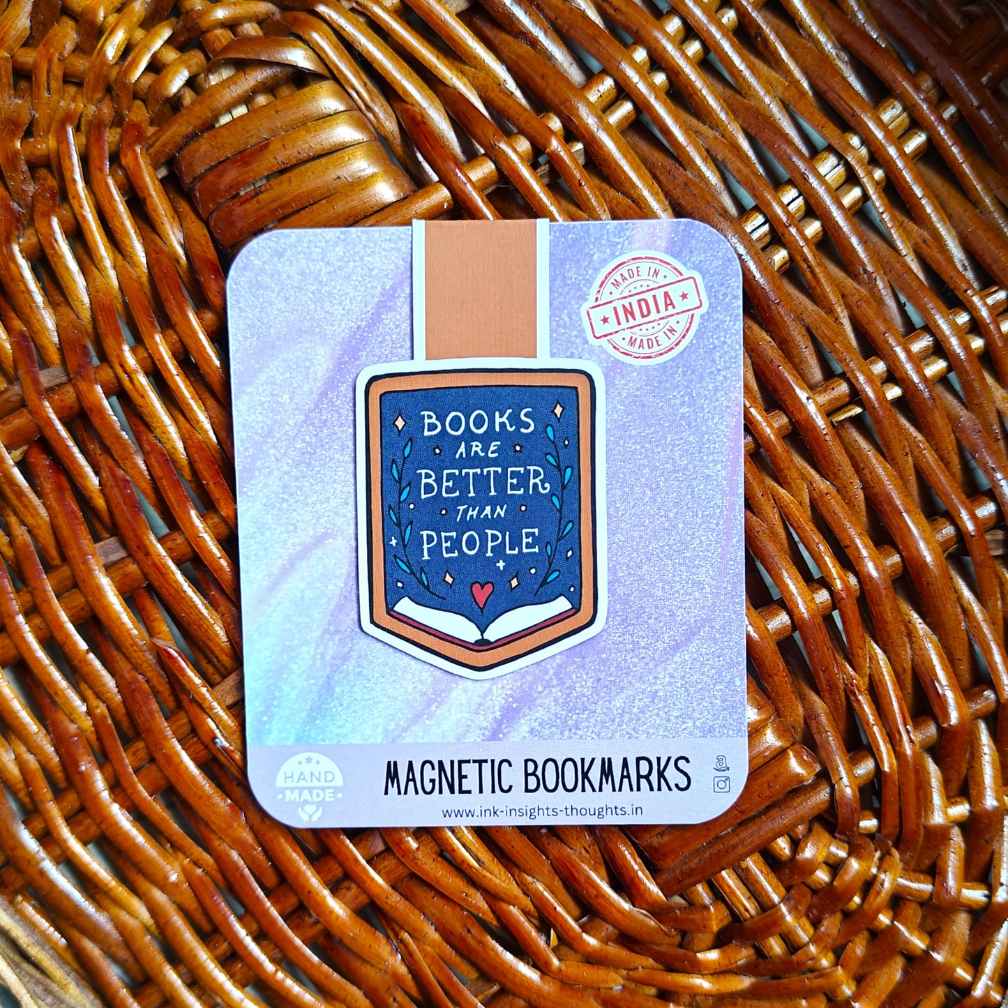 Books are better than people- Magnetic Bookmark