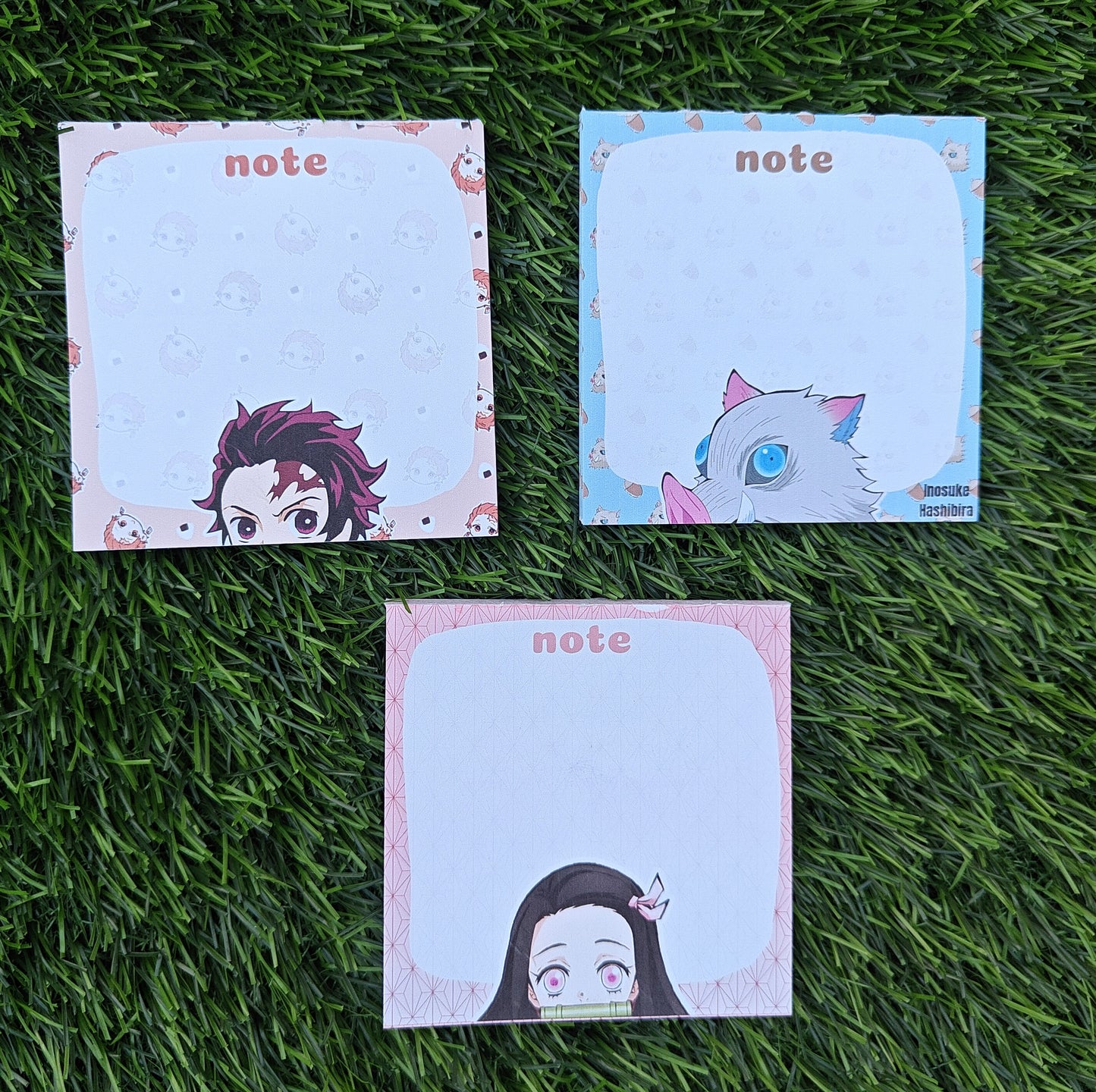 Demon Slayer - Magnetic Notepad - Pack of 3 Notepads