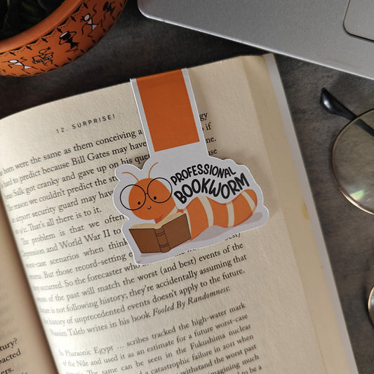Professional Bookworm - Magnetic Bookmark