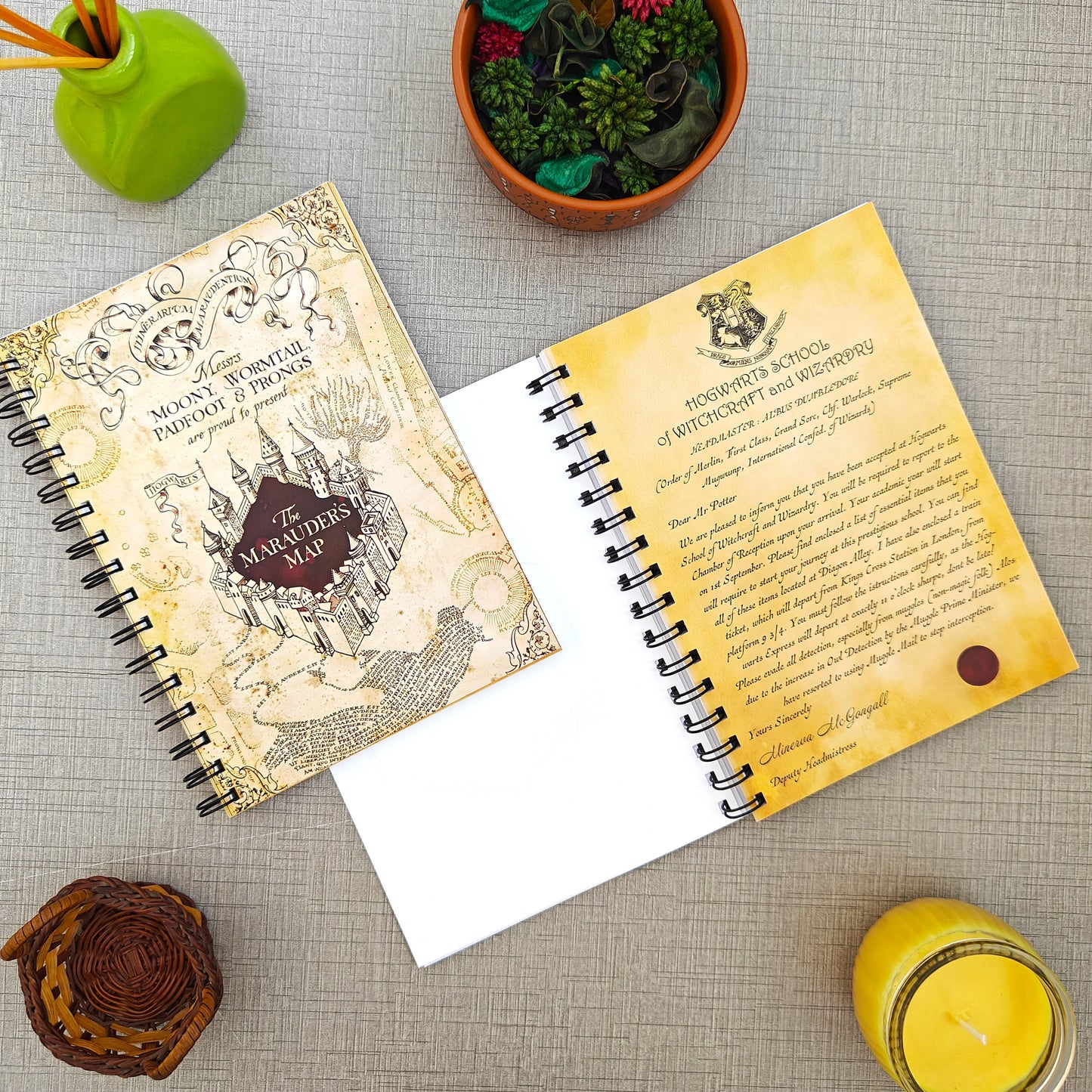 Harry Potter, Marauders Map - Notebook