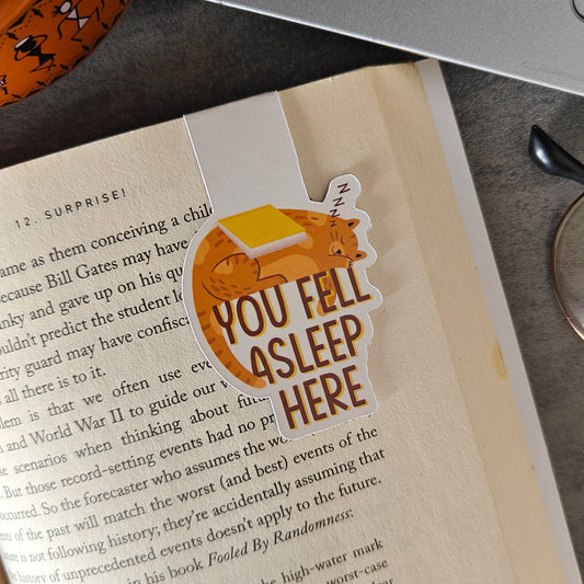 You fell asleep here - Magnetic Bookmark