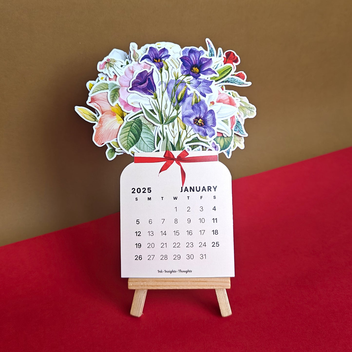 2025 Calendar_Floral