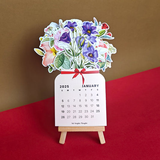 2025 Calendar_Floral