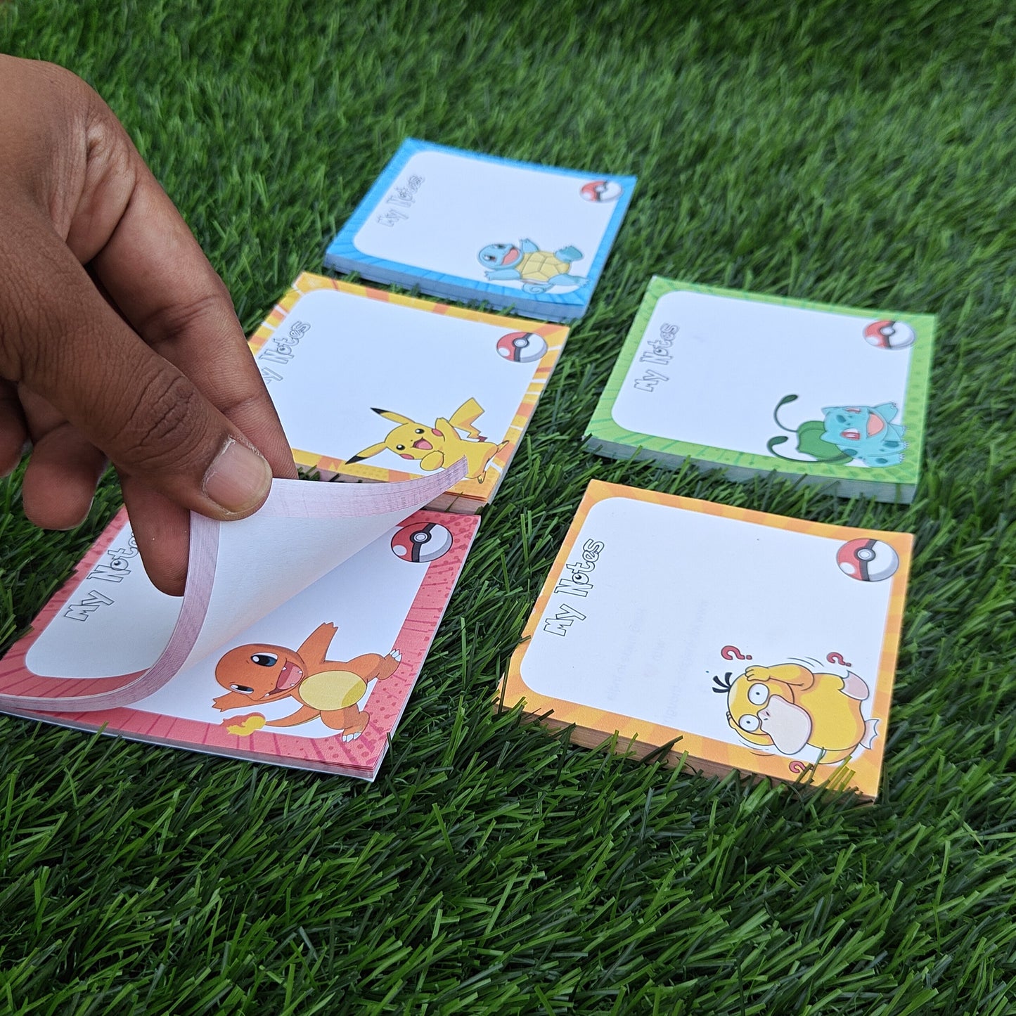 Pokemon - Magnetic Notepad - Pack of 5 Notepads