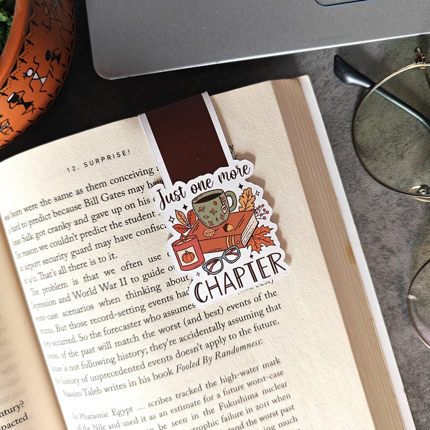 One more chapter - Magnetic Bookmark