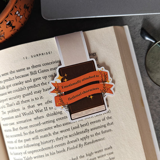 Emotionally attached to fictional characters - Magnetic Bookmark