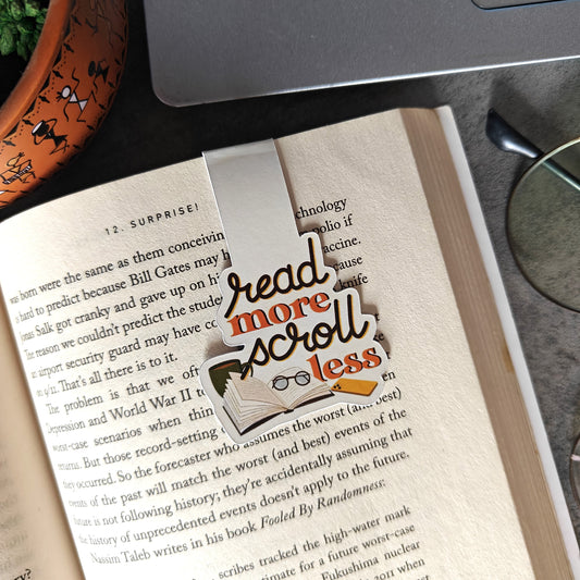 Read more scroll less - Magnetic Bookmark