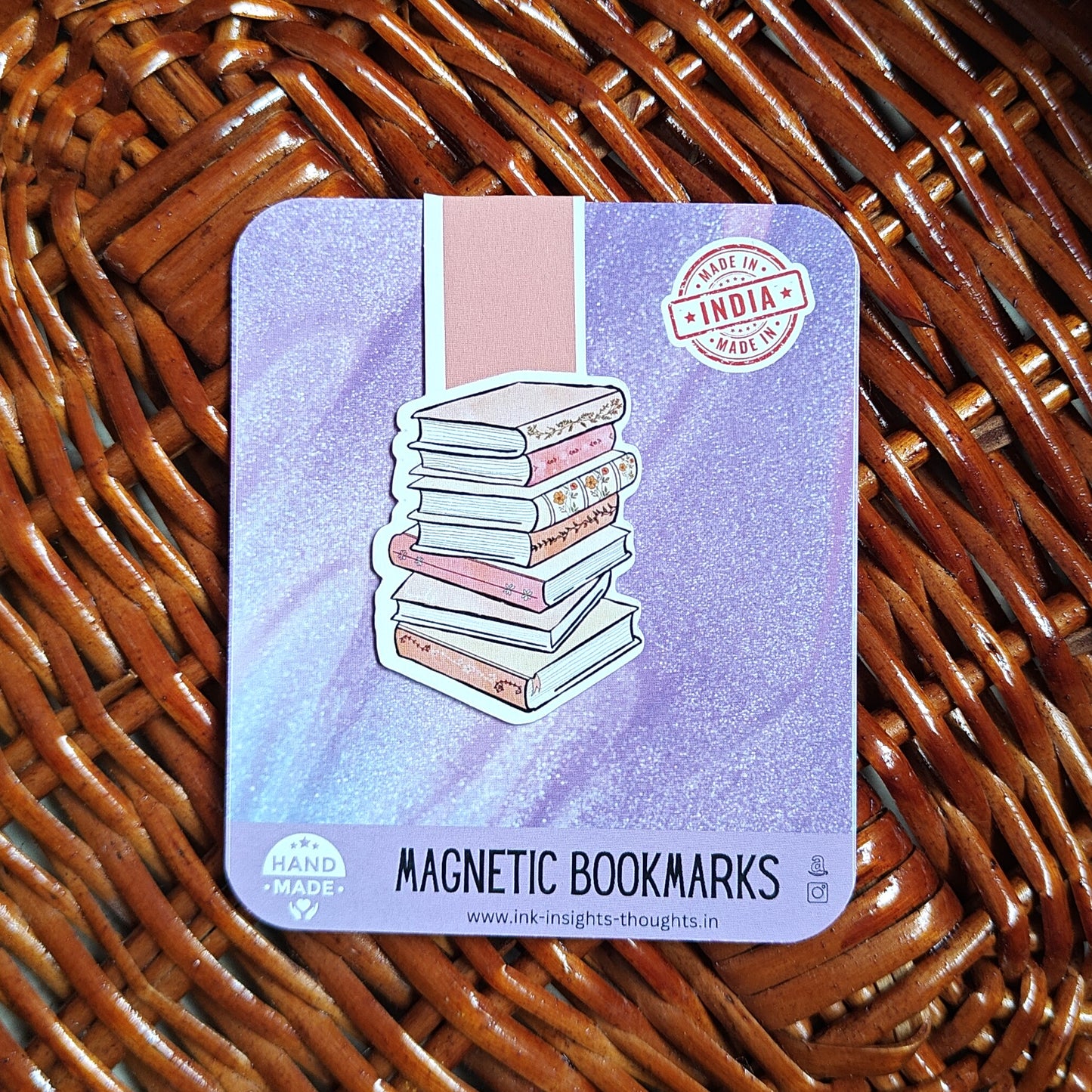 Book Tower - Magnetic Bookmark