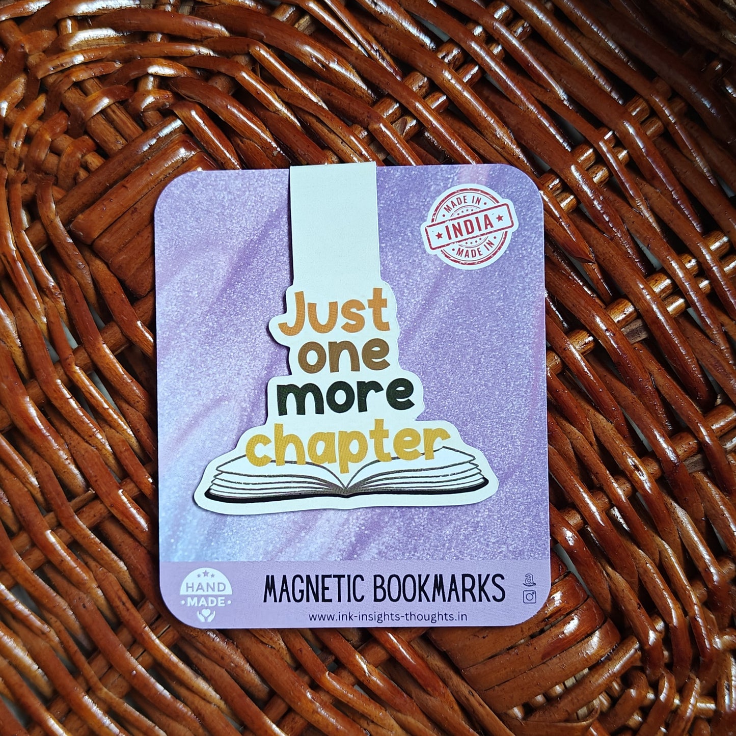 Just one more chapter - Magnetic Bookmark
