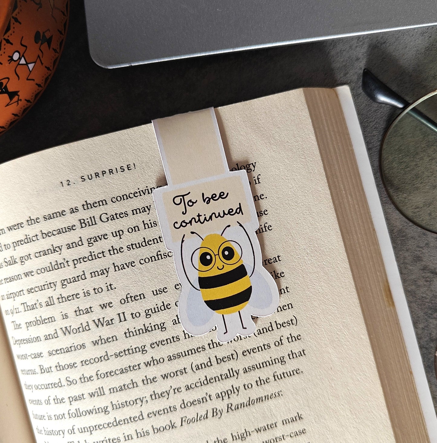 To bee continued - Magnetic Bookmark