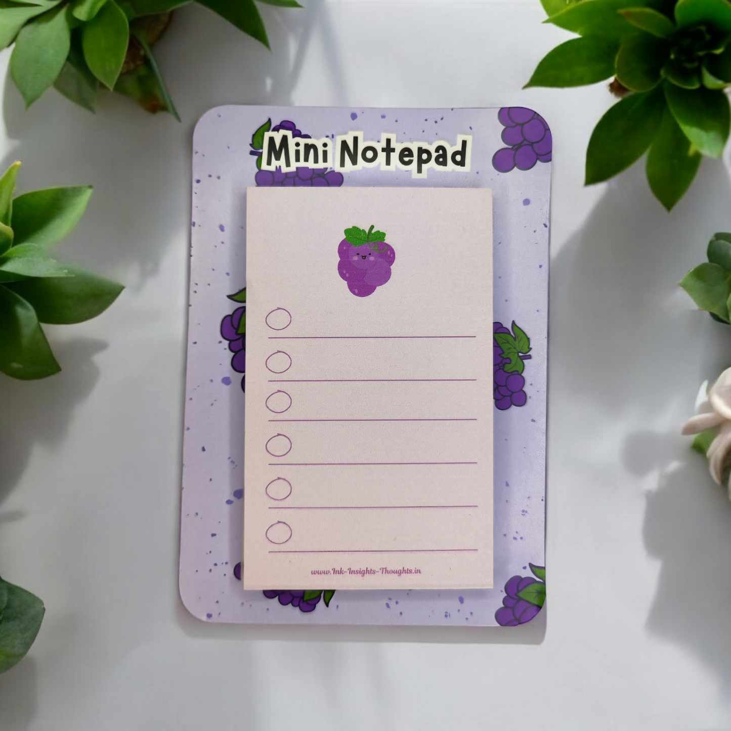 Fruit Notepads - Grapes
