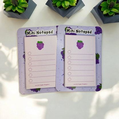 Fruit Notepads - Grapes