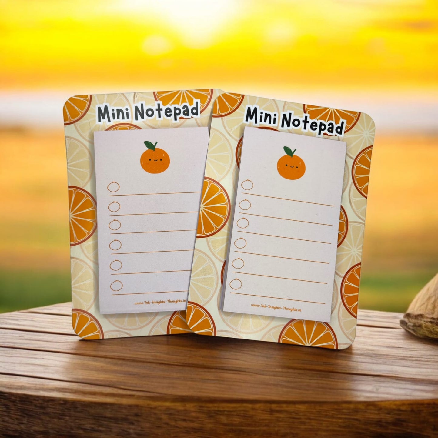 Fruit Notepads - Orange
