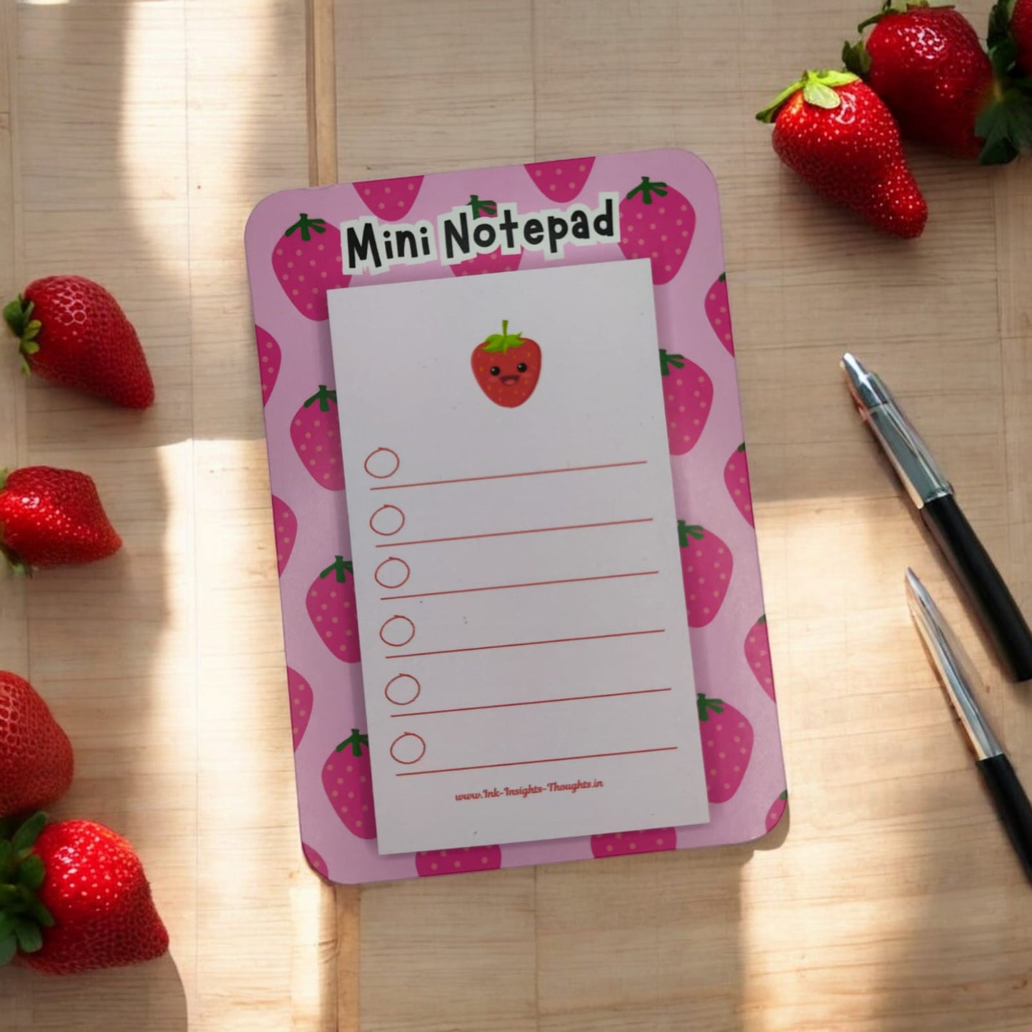 Fruit Notepads - Strawberry